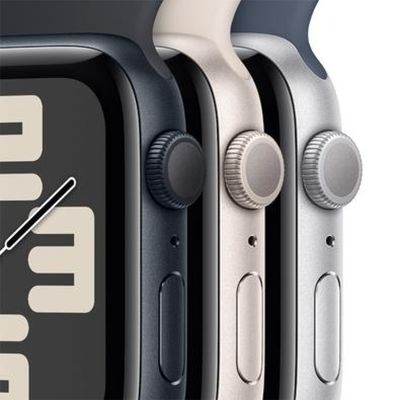 Apple Watch SE (GPS 40 mm) Caixa Estelar de Alumínio Pulseira Esportiva Estelar