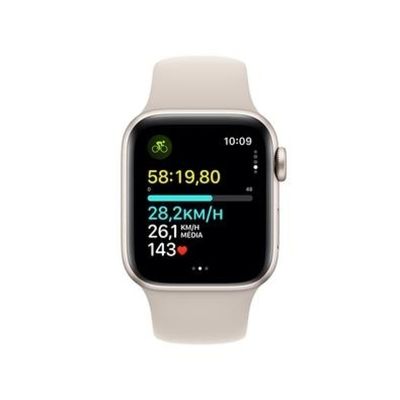 Apple Watch SE (GPS 40 mm) Caixa Estelar de Alumínio Pulseira Esportiva Estelar