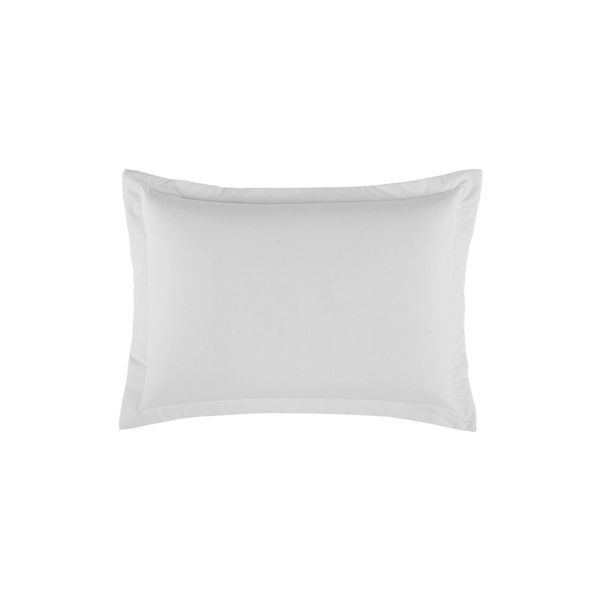 Porta Travesseiro Dia A Dia 1 Peça 70cm x 50cm 80% Algodão / 20% Poliéster Percal 140 Fios - Branco