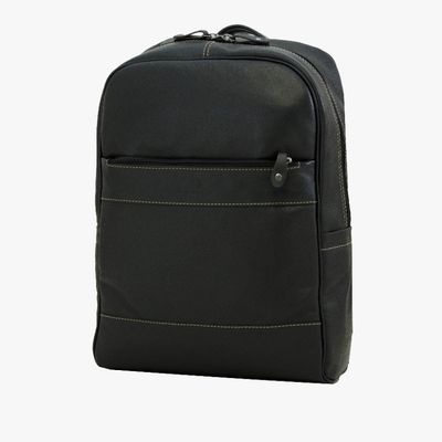 MOCHILA DE COURO NOTEBOOK MASCULINA PELLIBRASIL 2130 Preto