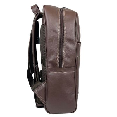 MOCHILA DE COURO NOTEBOOK MASCULINA PELLIBRASIL 2130 Marrom