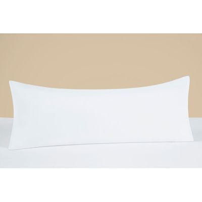 Capa de Travesseiro para Corpo Xuxão Suavitec Micropercal 200 Fios - Branco
