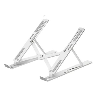 Suporte Portátil Ajustável Para Notebook Com 6 Níveis - Design Antiderrapante e Resfriamento Eficiente