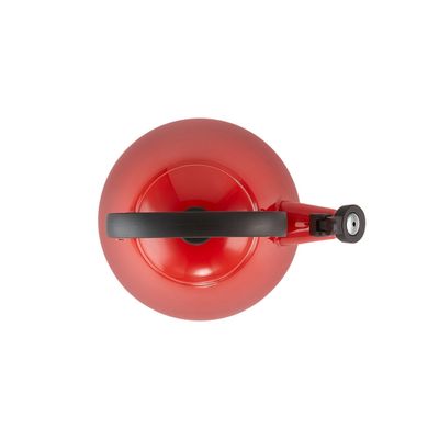 KIT LE CREUSET SKILLET REDONDA 23CM C/ ALÇA E CHALEIRA KONE EM AÇO ESMALTADO 1,6L VERMELHO