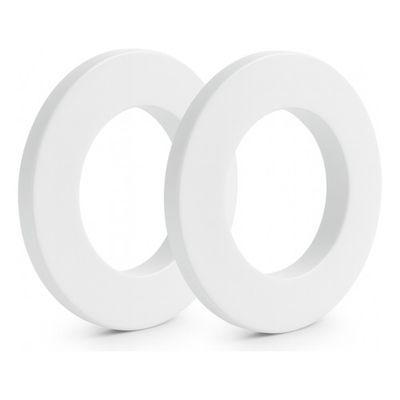 Ilhós Para Cortina Pacote 20 Unidades  Branco/Marron Branco