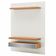 Painel Para TV 55 Pol 140cm 2 Gavetas Com Espelho Aksa D03 Off White Freijó - Lyam Decor