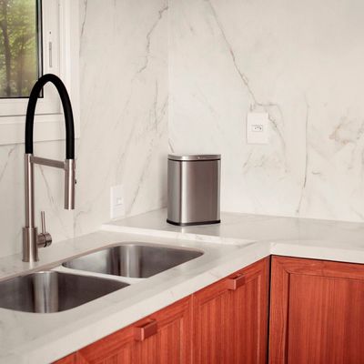 Lixeira Tipo D Aço Inox Acetinado Balde Interno 3 Litros - Tramontina 94540/007
