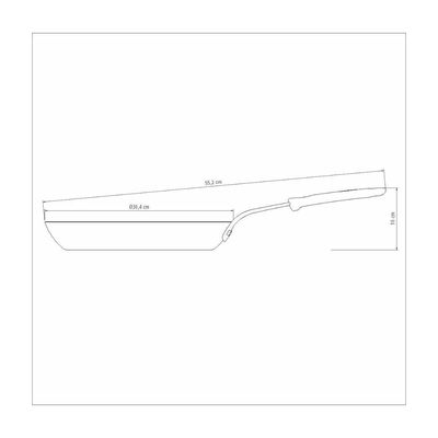 Frigideira Tramontina Profissional em Ferro 30 cm 2,5 L