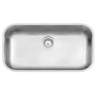 Cuba de embutir Tramontina Lavinia 56 BL em aço inox acetinado 56x34 cm