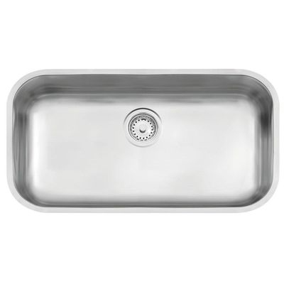 Cuba de embutir Tramontina Lavinia 56 BL em aço inox acetinado 56x34 cm
