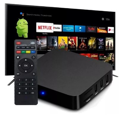 Receptor Smart Tv Wifi 5G Hdmi 4K Quad Core Mxq Android Netflix Youtube