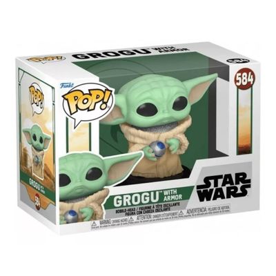 Funko Pop Star Wars 584 Grogu w/ Mandalorian Armor