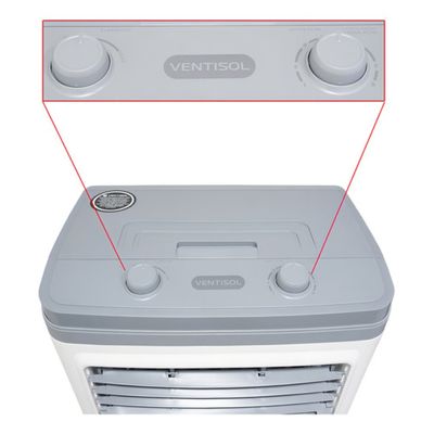 Climatizador umidificador clin60 Portatil Ventisol 220v 60 litros