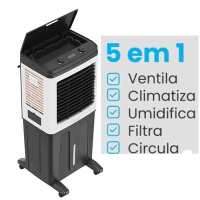 Climatizador Ar Frio Umidificdor Portátil Ventisol 220v 80 Litros