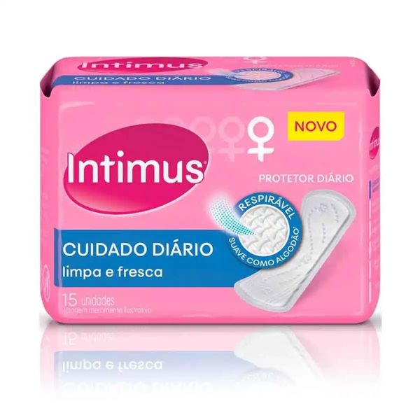 Absorvente Cuidado Diário sem Abas Intimus C/ 15 Un Absorvente Cuidado Diário sem Abas Intimus C/ 15 Un