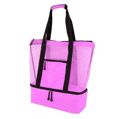 Bolsa Praia Com Compartimento Termico Piscina Campo Rosa