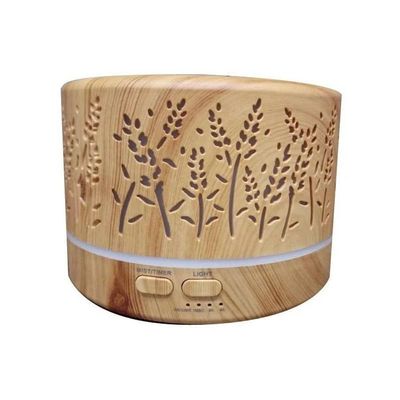 Difusor Aroma Umidificador Madeira Florido C Controle Remoto