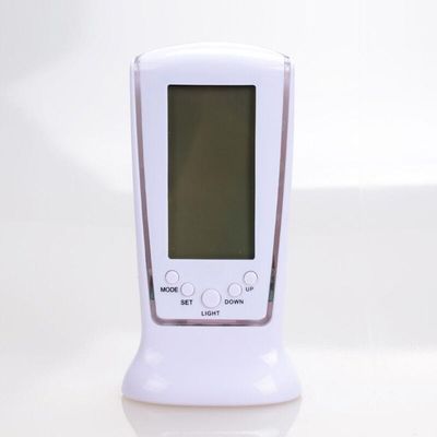 Relogio Digital De Mesa Despertador Calendario Termometro Square Clock Com Luz Led