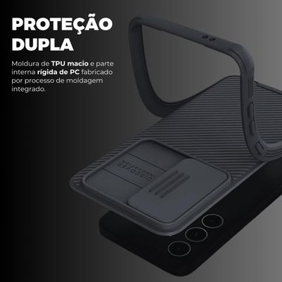 Capa para Samsung Galaxy S24 Plus - Cam Shield Pro Nillkin - Gshield