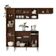 Armário De Cozinha Compacta Smart Multimóveis Mp2183 Madeirado-preto Madeirado-preto