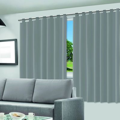 WE DROP - Cortina Blackout Pelicula Cinza - 200x140cm