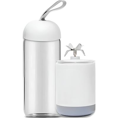 Mini Liquidificador Portátil Recarregável 6 Lâminas - Tritura Gelo, Ideal para Shakes, Sucos e Papinhas