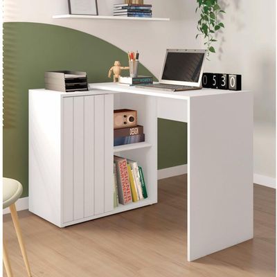 Escrivaninha De Estudos Caemmun Bisck 1,40 Branco