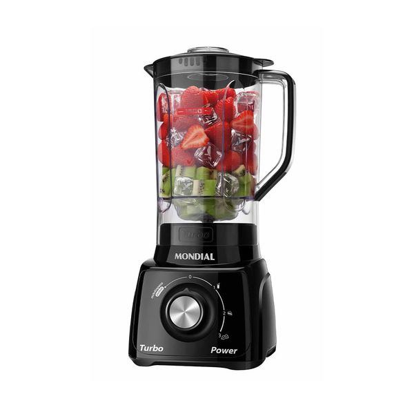 Liquidificador Mondial Turbo Power L-99 FB Preto - 220V Liquidificador Mondial Turbo Power L-99 FB Preto - 220V