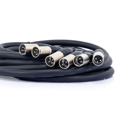 Multicabos Com Conectores Xlr 6 Vias Amphenol - 10 Metros