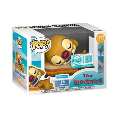 Boneco Funko Pop Disney Lilo & Stitch Reuben Dormindo