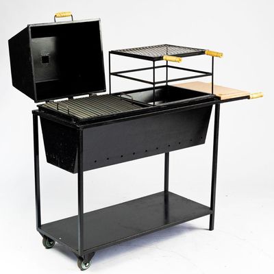 Churrasqueira Combinada Brasa Forte Preto