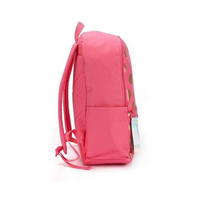Mochila De Costas Rosa Com Bolinhas Up4you Ms46711up0300un