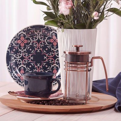 Cafeteira Francesa Em Vidro E Aço Inox 350 Ml Oxford