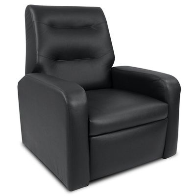 Poltrona Reclinável Classic Material Sintético 2 Posições Matrix Preto