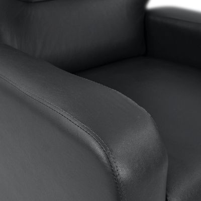 Poltrona Reclinável Classic Material Sintético 2 Posições Matrix Preto