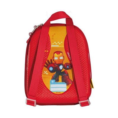 Mochila Escolar Infantil De Costas Homem De Ferro Vermelho