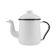Conjunto Para Café Esmaltado 9 Peças Branco Ewel