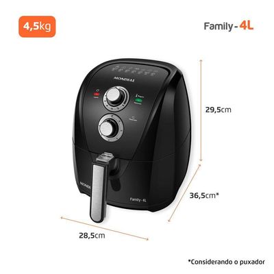 Fritadeira Sem óleo Air Fryer Mondial Afn-40-bfs 220V/60Hz