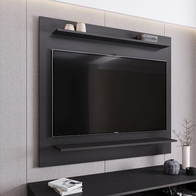 Painel Sala Para Tv Até 50 Tessa - Ssx Multicoisas Preto