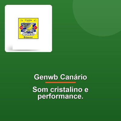 Encordoamento Violão Nylon Bolinha Série Canário