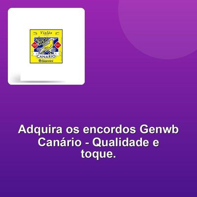 Encordoamento Violão Nylon Bolinha Série Canário