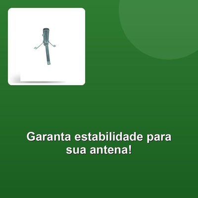 Suporte Antena Cromo 207-a