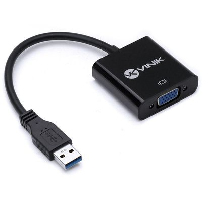 Adaptador Vga Fêmea Para Usb Macho