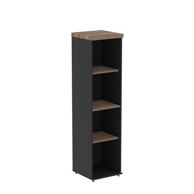 Torre Nicho Com 4 Prateleiras Pe40 Preto-walnut
