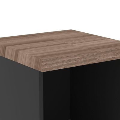 Torre Nicho Com 4 Prateleiras Pe40 Preto-walnut