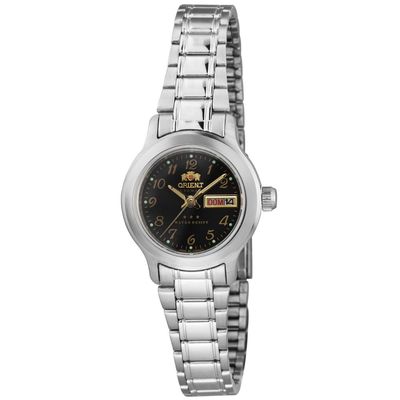 Relógio Orient Feminino Ref:559wa6nh P2sx Clássico Prateado Automático