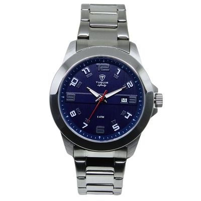 Relógio Tuguir Masculino Ref: Tgi37162 Casual Aço Prateado