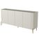 Aparador Buffet Para Sala de Jantar 4 Portas Pés Industrial Dourado Naim I03 Luna - Lyam Decor
