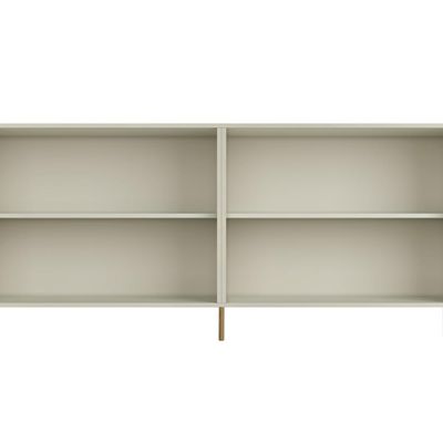 Aparador Buffet Para Sala de Jantar 4 Portas Pés Industrial Dourado Naim I03 Luna - Lyam Decor