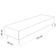 Kit 02 Puffs Decorativo Sala de Estar Bali W01 Pés Palito 170x60cm Couríssimo Canela - Lyam Decor
